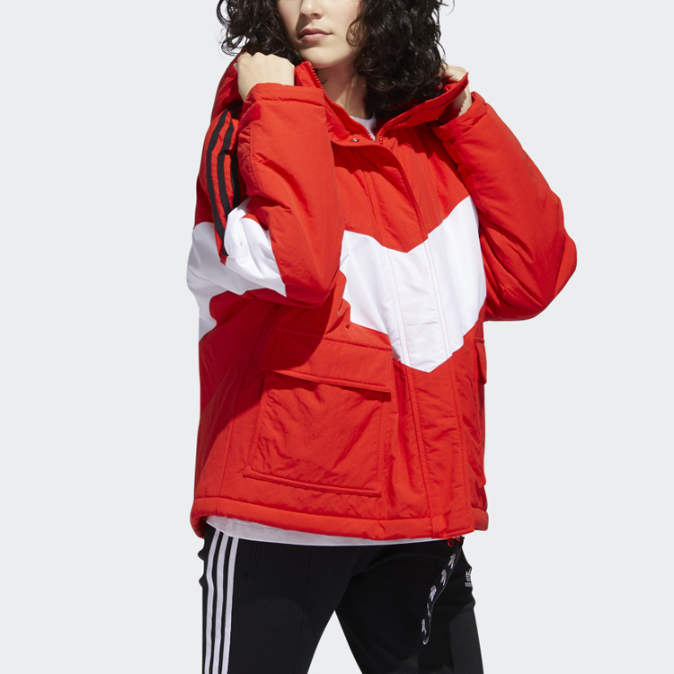 Женская куртка adidas Originals (красная) — фото 6