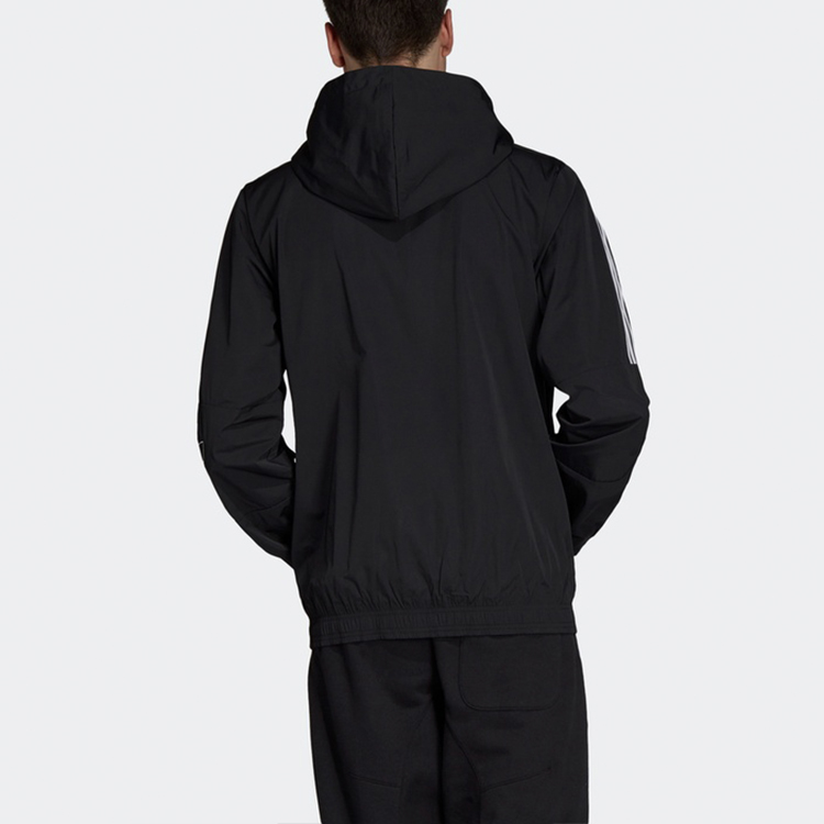 Мужская куртка adidas Originals Hoodie Jacket (черная) — фото 4