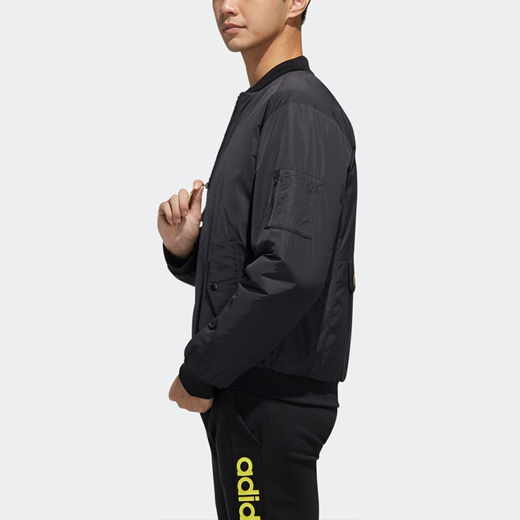 Мужская куртка adidas neo (черный) — фото 6
