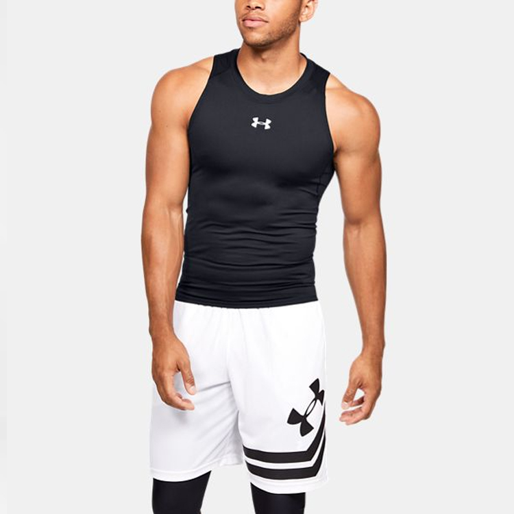 Under Armour HeatGear Basketball Jerseys Men’s Black Moderate Camisole