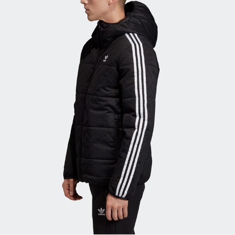 Мужская куртка adidas Originals Winter Jacket (черная) — фото 6