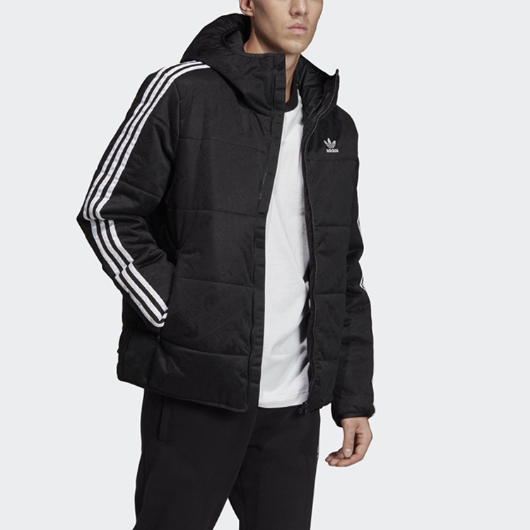 Мужская куртка adidas Originals Winter Jacket (черная) — фото 4