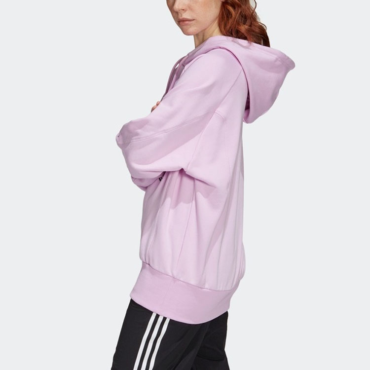 Женское худи adidas originals (бледно-фиолетовое) — фото 5