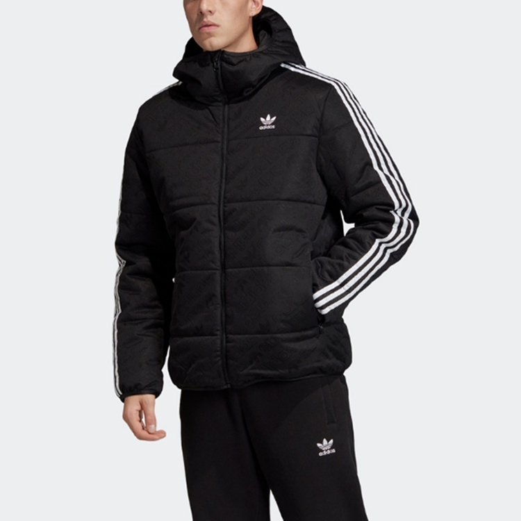Мужская куртка adidas Originals Winter Jacket (черная) — фото 3
