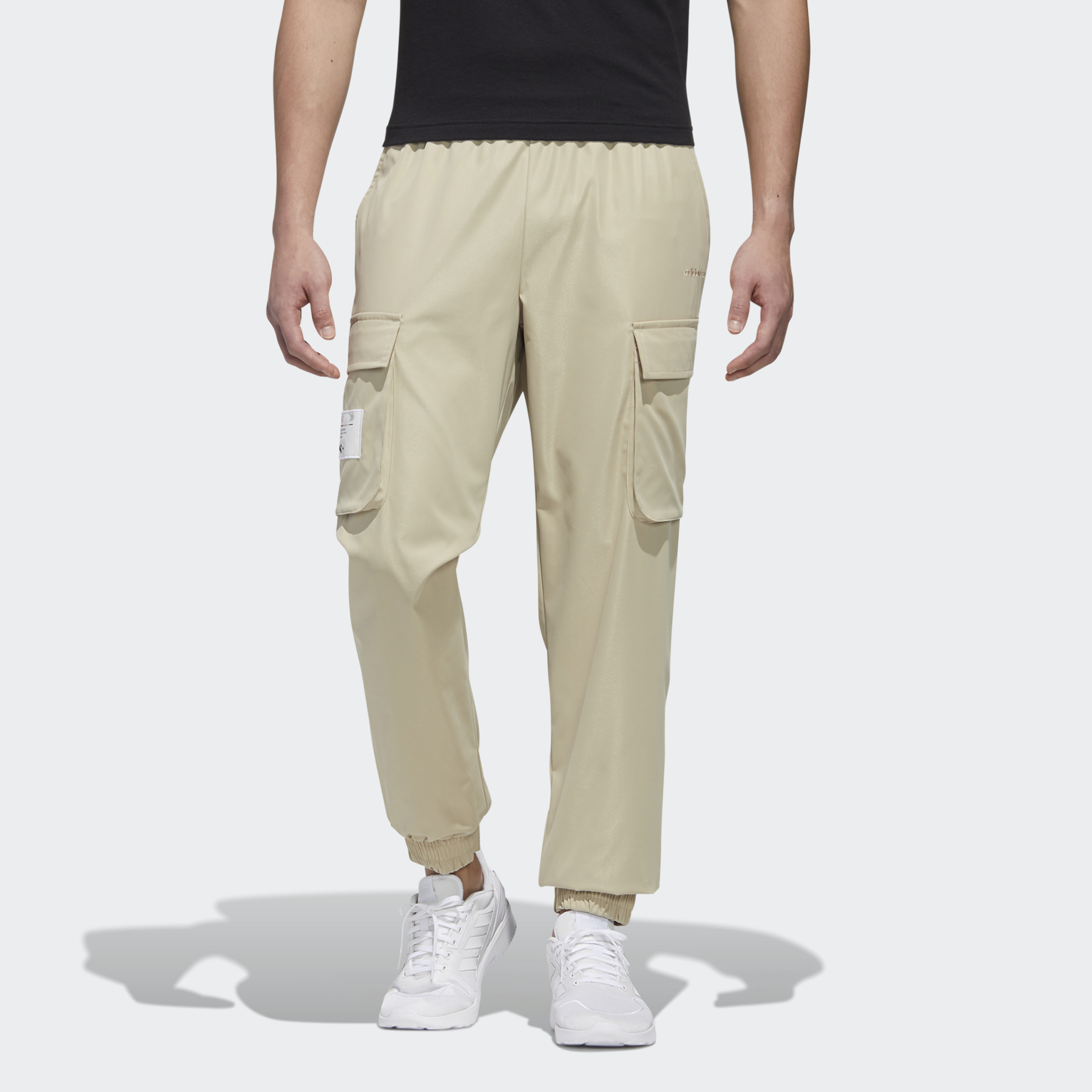 Мужские штаны adidas neo (коричневые) — фото 3