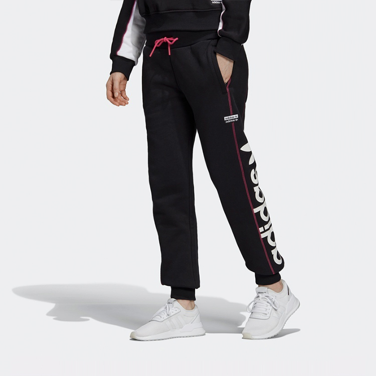 Женские штаны adidas originals Cuf Pant (черные) — фото 3