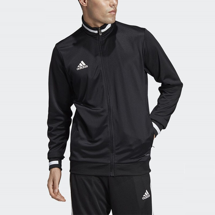 Мужская куртка adidas Спортивная (черная) — фото 3