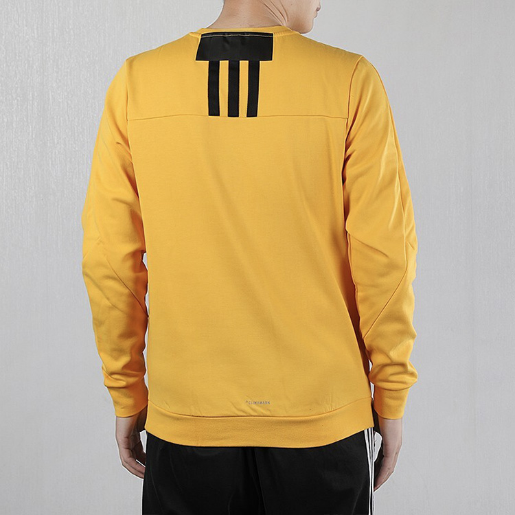 Мужское худи adidas neo M Cs Gr Swtshrt (желтое) — фото 4