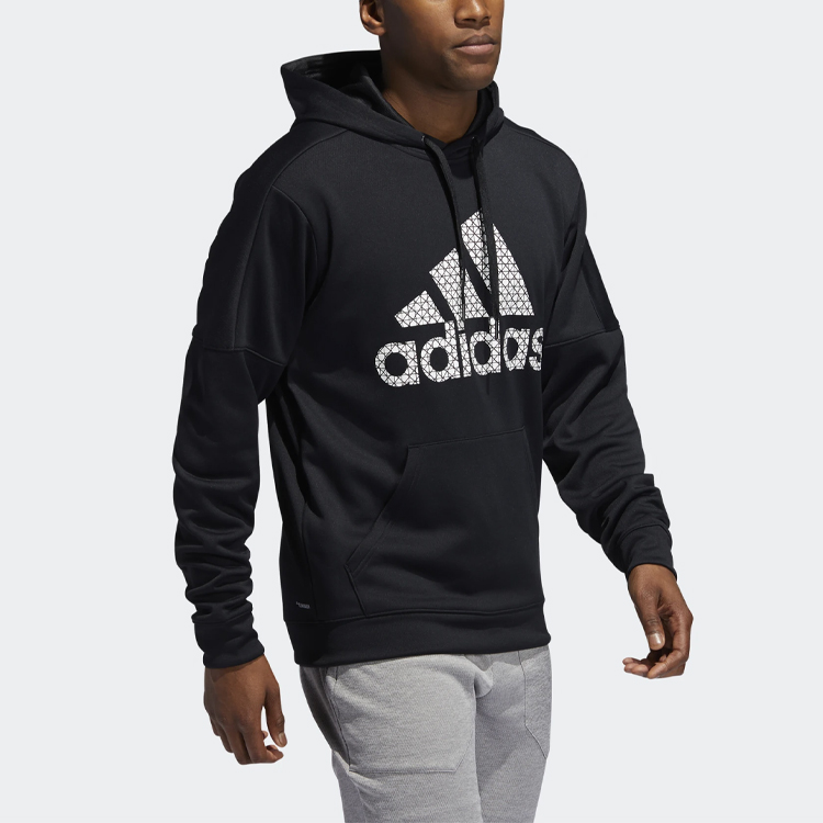 Мужское худи adidas (черное) — фото 4