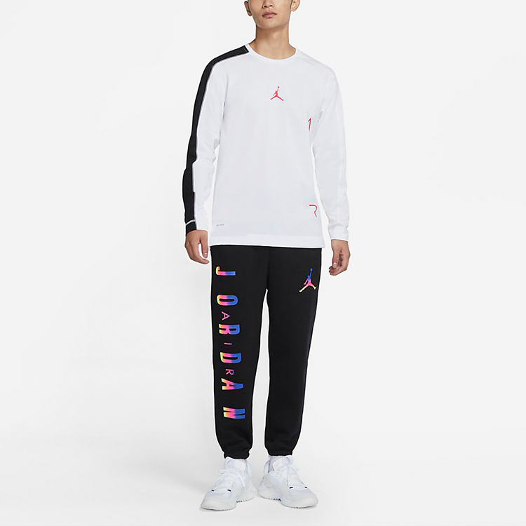 Мужская футболка Jordan Спортивная (белая) — фото 3