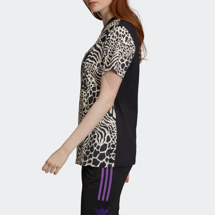 Женская футболка adidas originals (бежевая) — фото 7