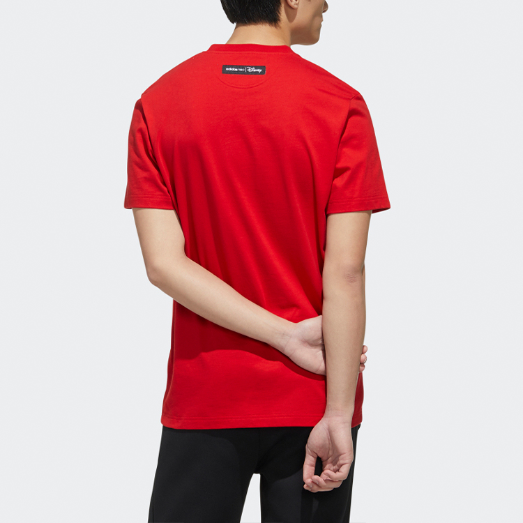 Мужские футболки adidas neo × disney CNY (красный) — фото 5