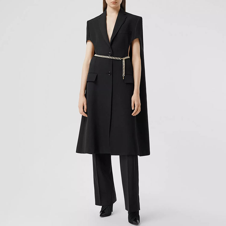 Женские штаны Burberry (черные) — фото 6