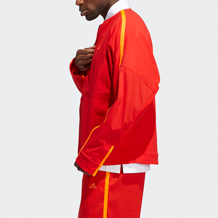 Мужская куртка adidas Originals свободного кроя (розовая) — фото 5