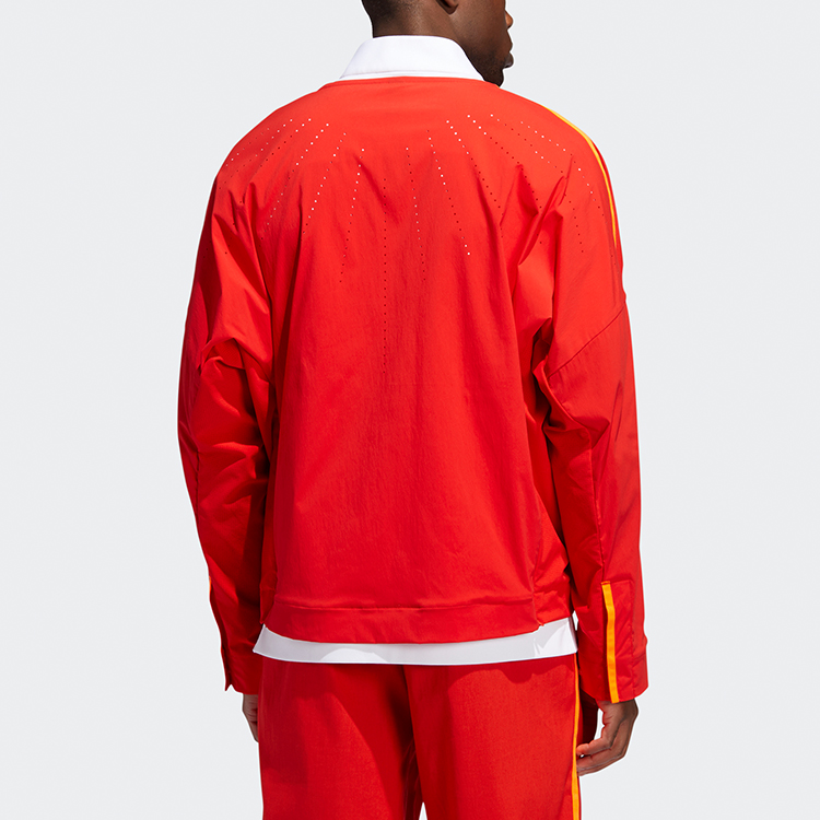 Мужская куртка adidas Originals свободного кроя (розовая) — фото 4