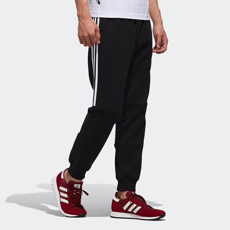 Мужские штаны adidas originals Logo (черные) — фото 3