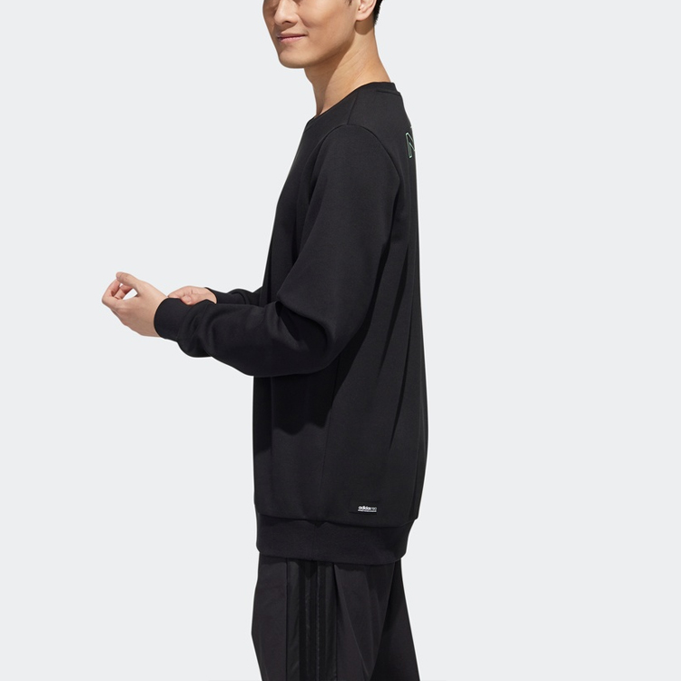 Мужское худи adidas neo (черное) — фото 6