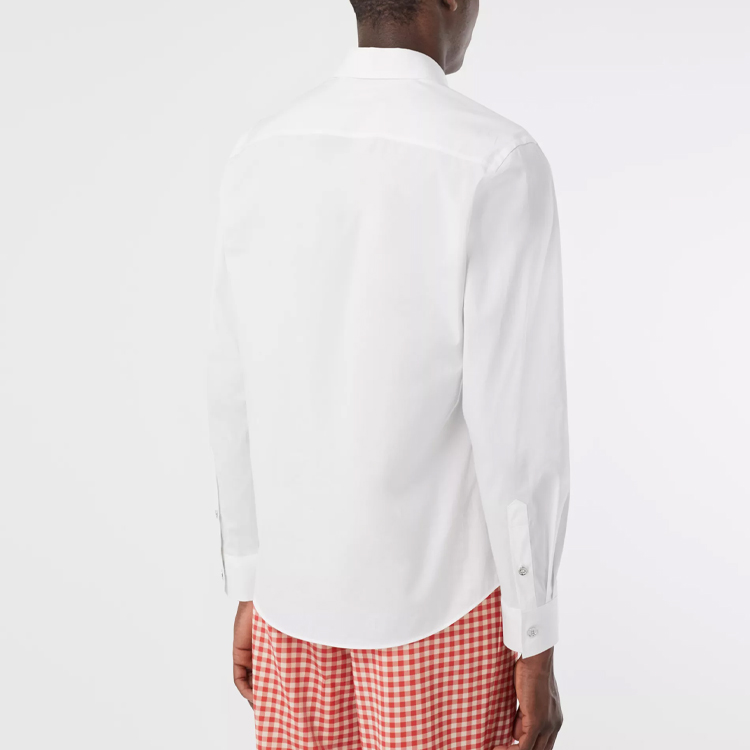 Мужская рубашка Burberry (белая) — фото 3