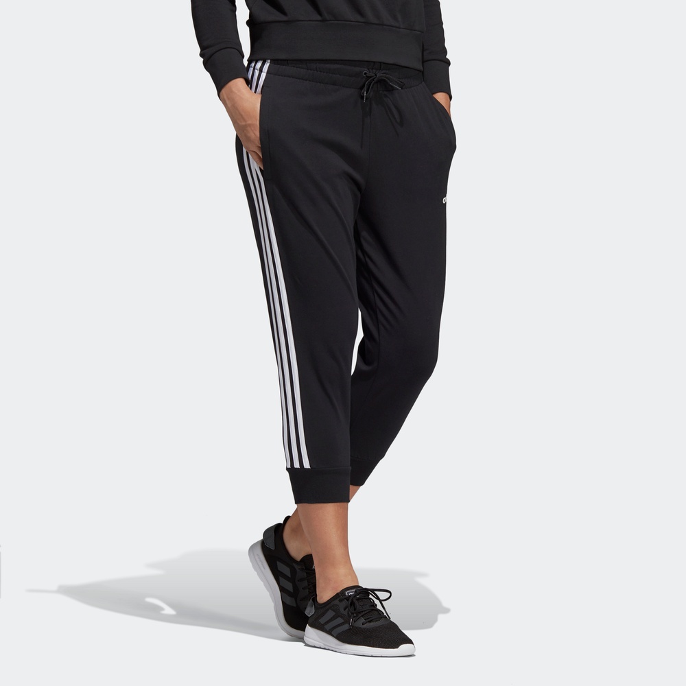 Женские штаны adidas W E 3S 3/4PT SJ (черные) — фото 3