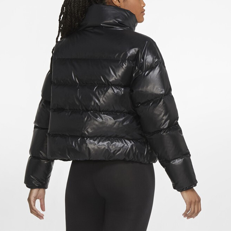 Женские куртка Nike Therma-FIT Nsw Down-fill (черная) — фото 4