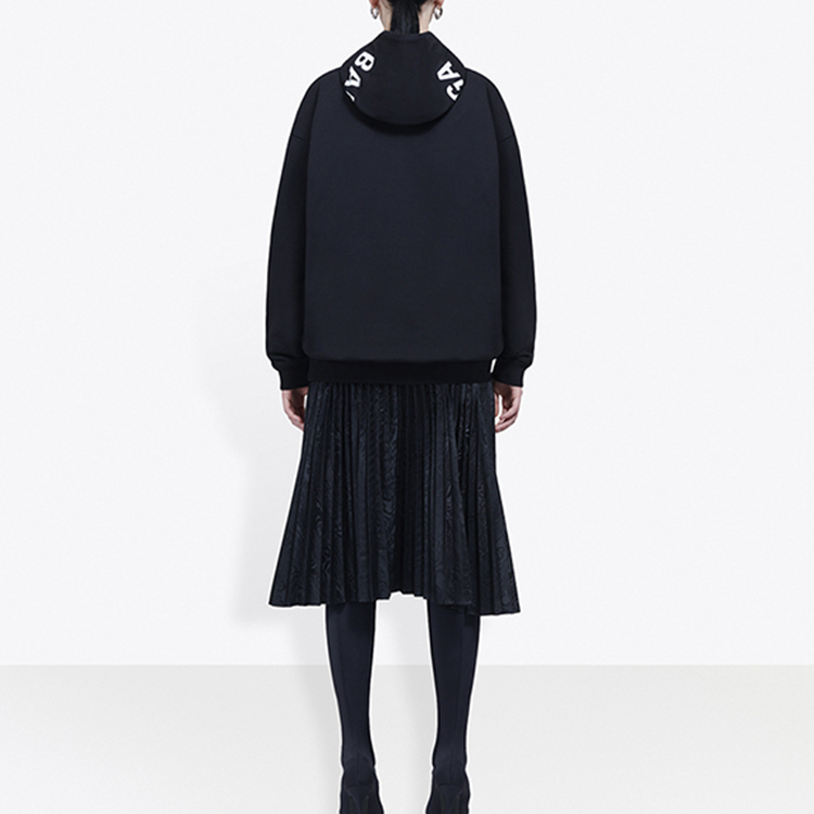 Женское худи Balenciaga (черное) — фото 3