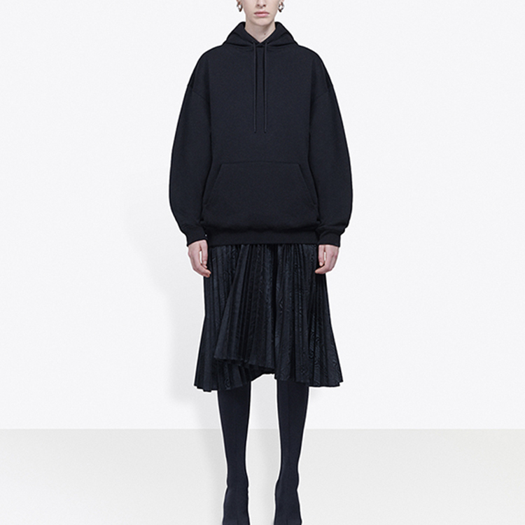Женское худи Balenciaga (черное) — фото 4