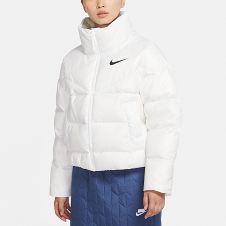 Женская куртка Nike Nsw Down-fill (белая) — фото 5