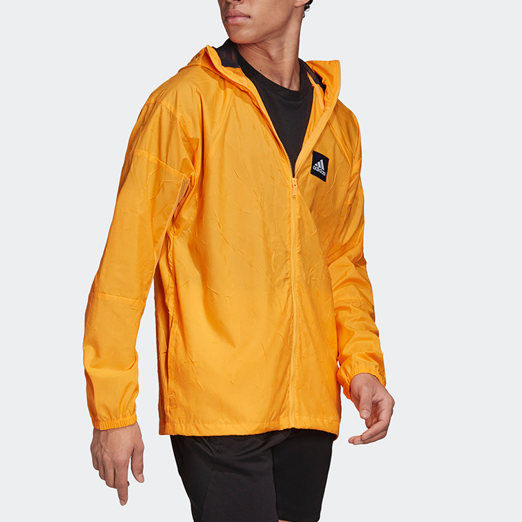 Мужская куртка adidas Full-Zip Jacket (желтая) — фото 5