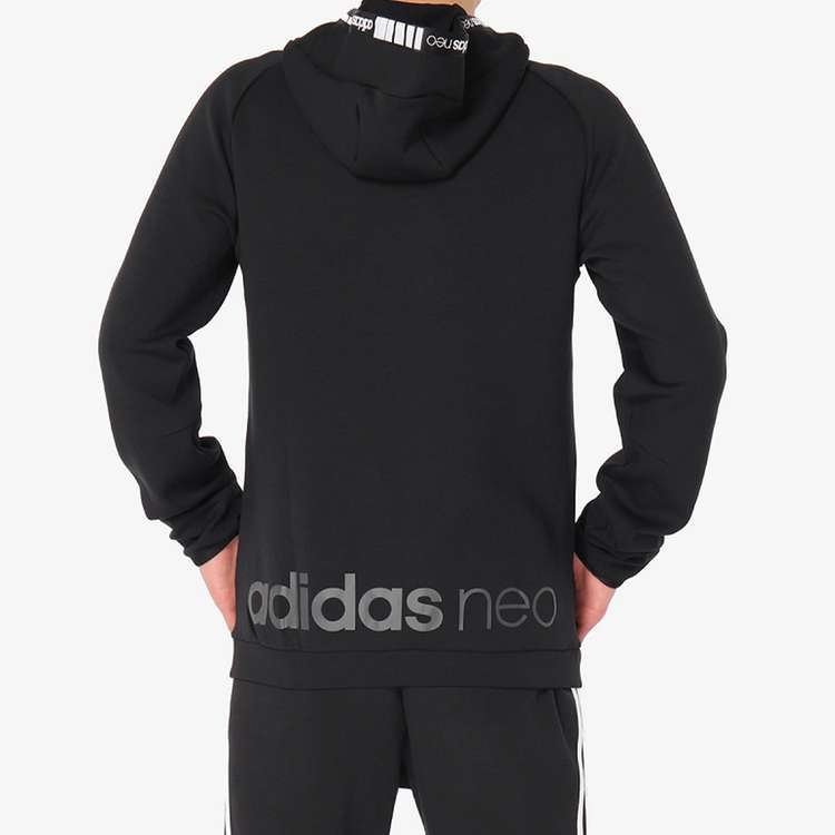 Мужское худи adidas (черное) — фото 4