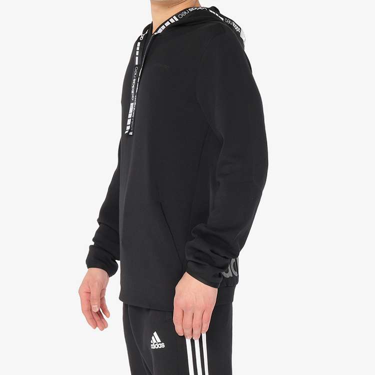 Мужское худи adidas (черное) — фото 6