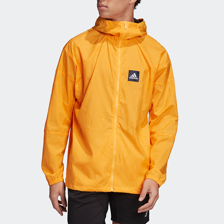 Мужская куртка adidas Full-Zip Jacket (желтая) — фото 3