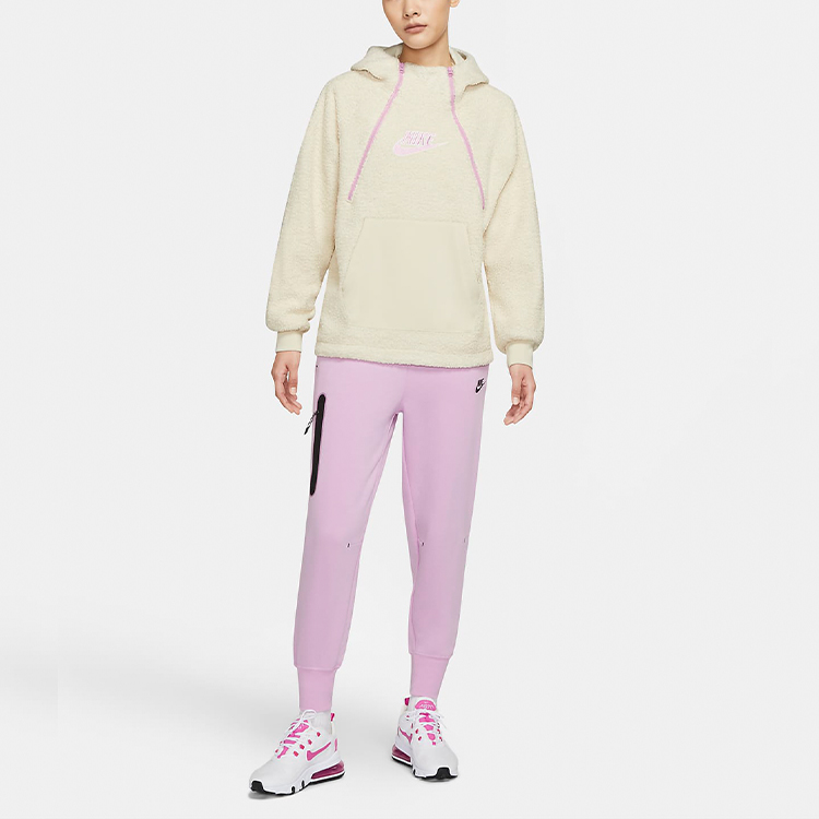 Женское худи Nike Sportswear (светло-серо-бежевый) — фото 3