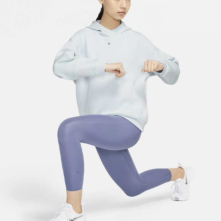 Женские худи Nike Pro (бело-золотой) — фото 3