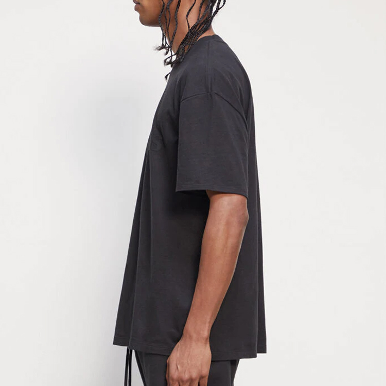 Футболка Fear of God Essentials FW20 Black T-Shirt (черный) — фото 2
