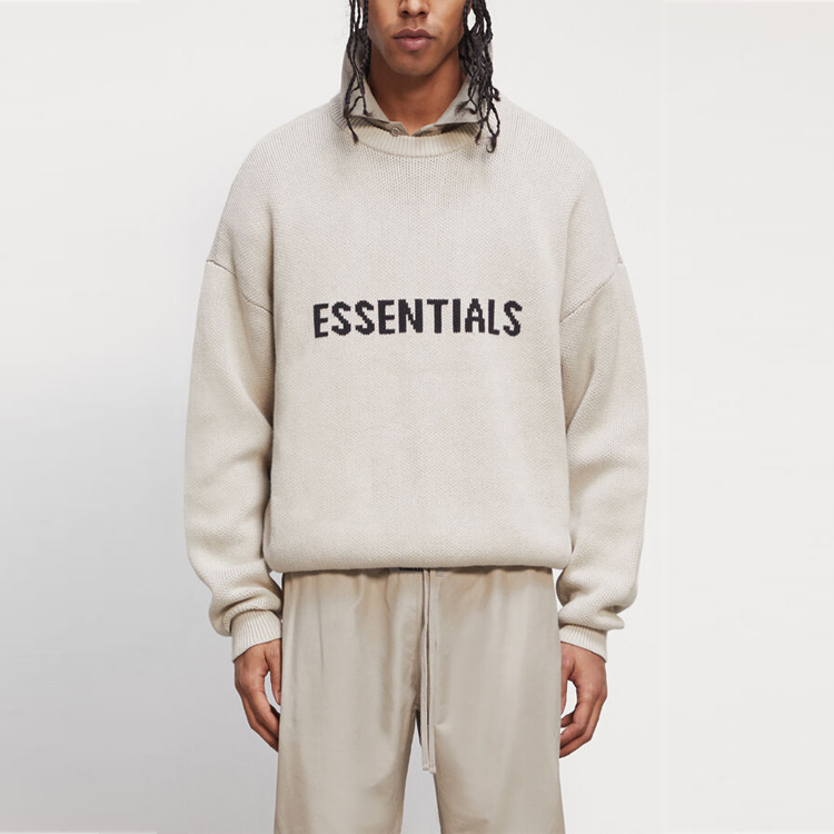 Свитер Fear of God Essentials FW20 (зеленый) — фото 2