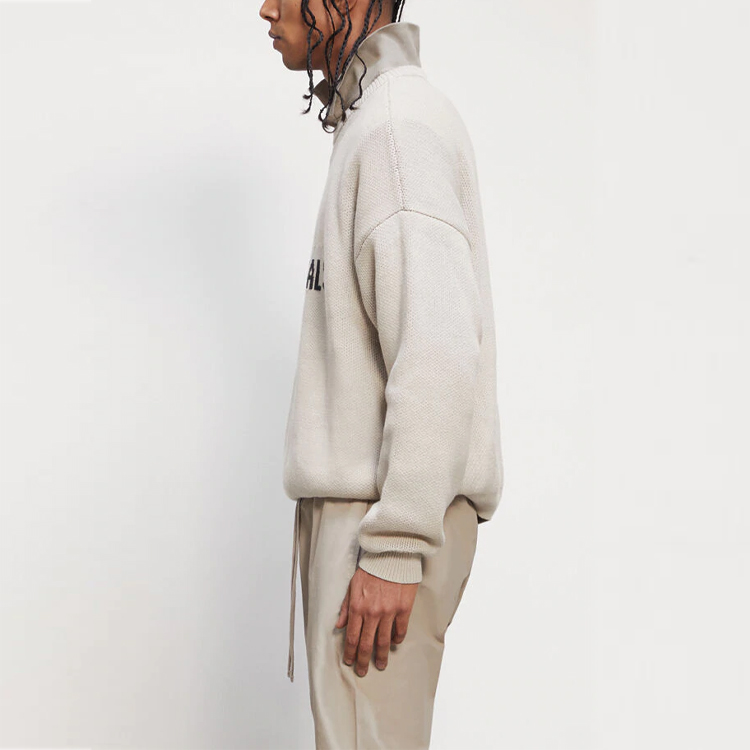 Свитер Fear of God Essentials FW20 (зеленый) — фото 4
