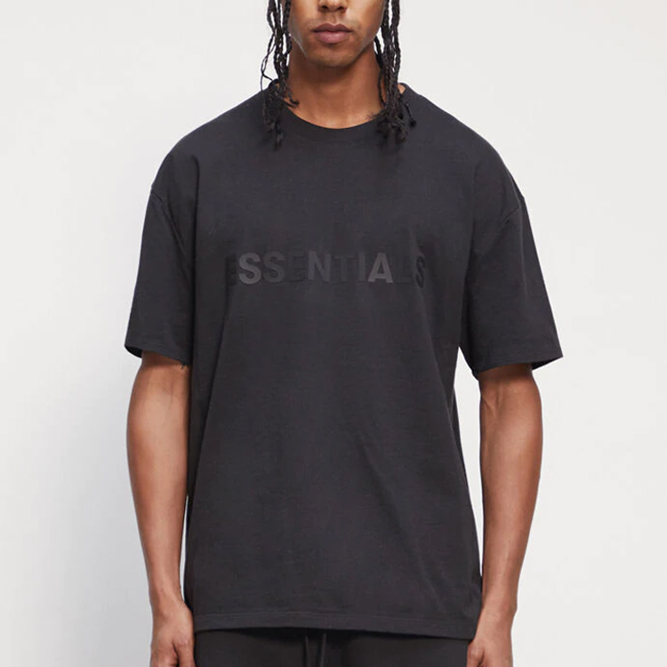 Футболка Fear of God Essentials FW20 Black T-Shirt (черный) — фото 4