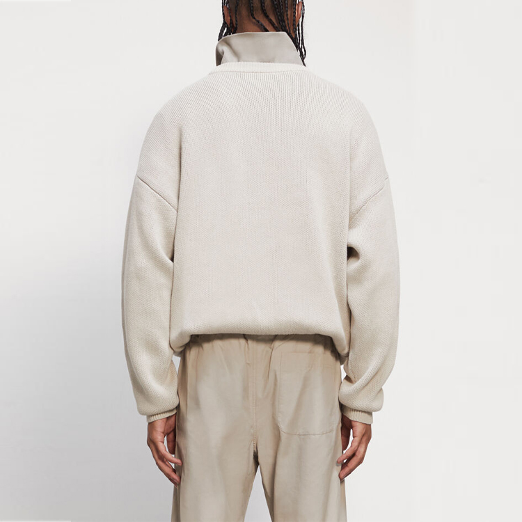 Свитер Fear of God Essentials FW20 (зеленый) — фото 3