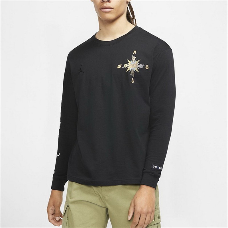 Мужские худи Jordan Jumpman Crewneck (черные) — фото 3