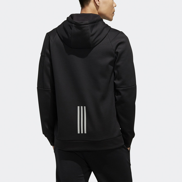 Мужское худи adidas neo (черное) — фото 3