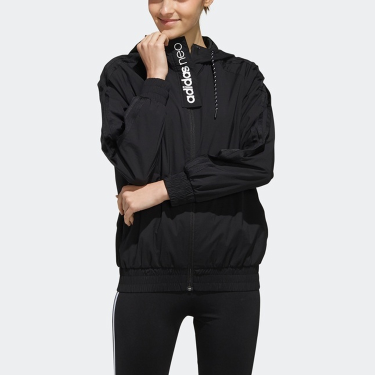 Куртка adidas neo (черная) — фото 2