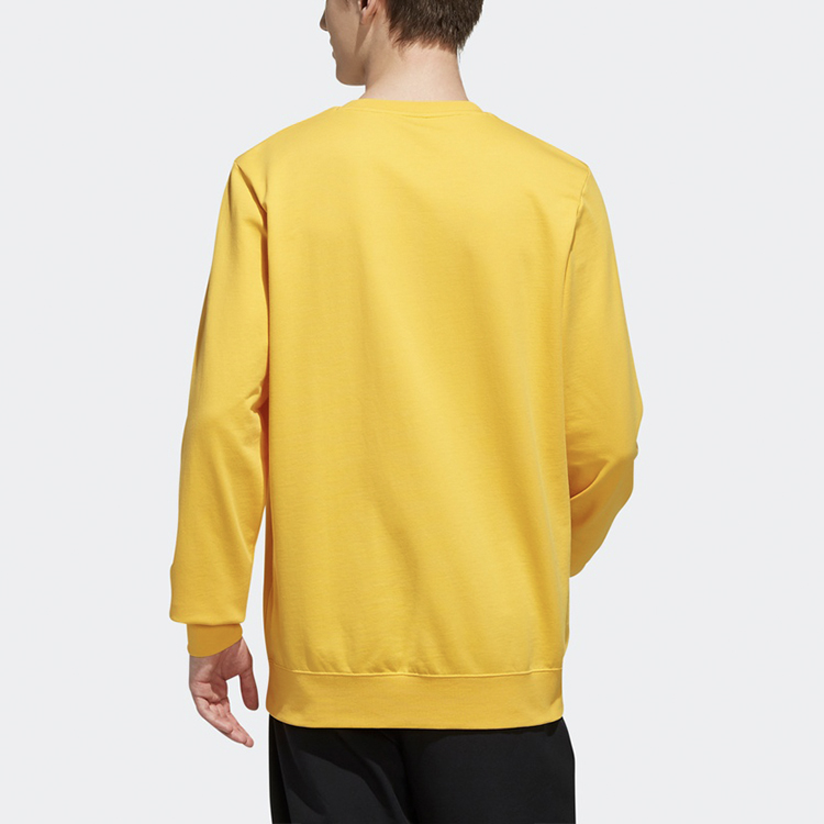 Мужская толстовка adidas neo (золотая) — фото 4