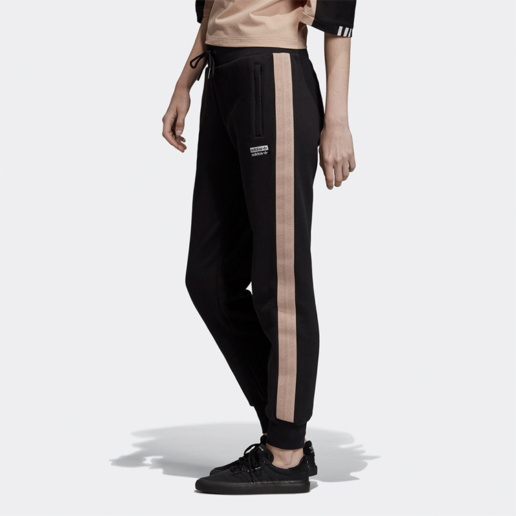 Женские штаны adidas originals Cuf Pant (черные) — фото 5