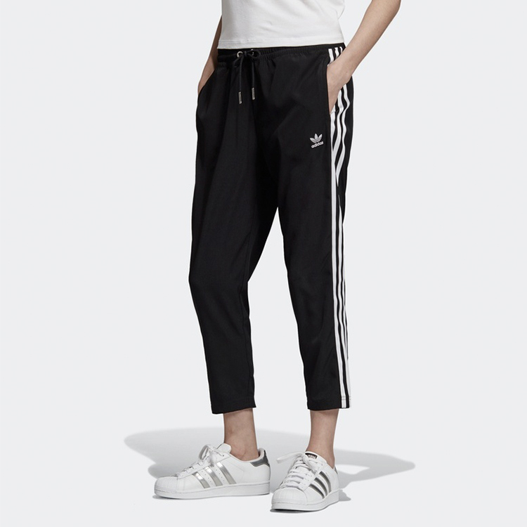 Женские штаны adidas originals (черные) — фото 4