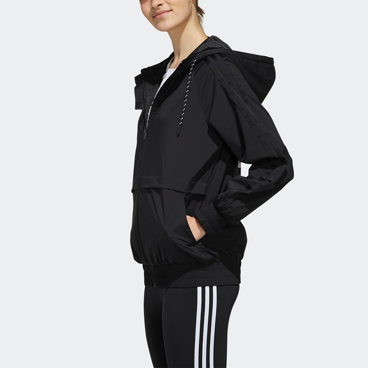 Куртка adidas neo (черная) — фото 5