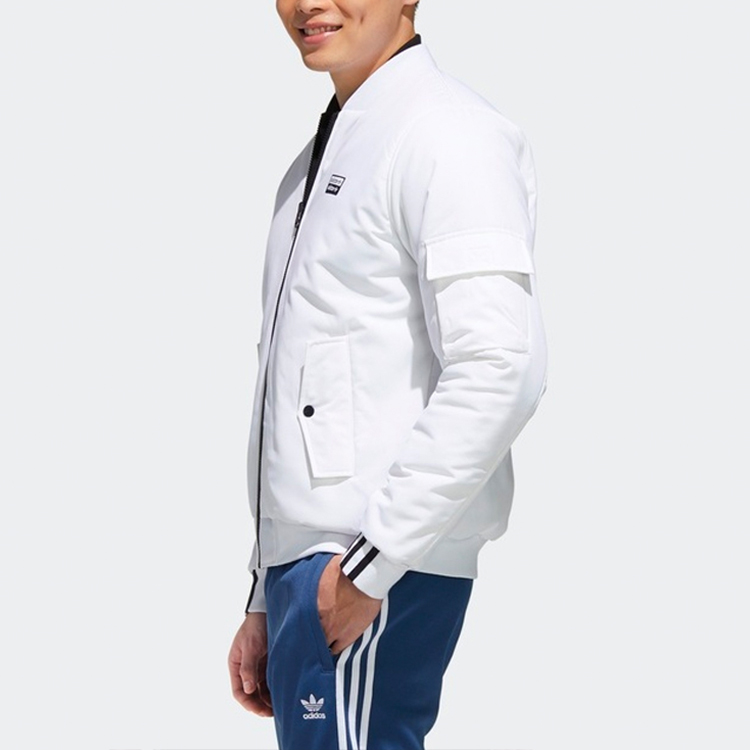 Мужская куртка adidas originals (белая) — фото 7