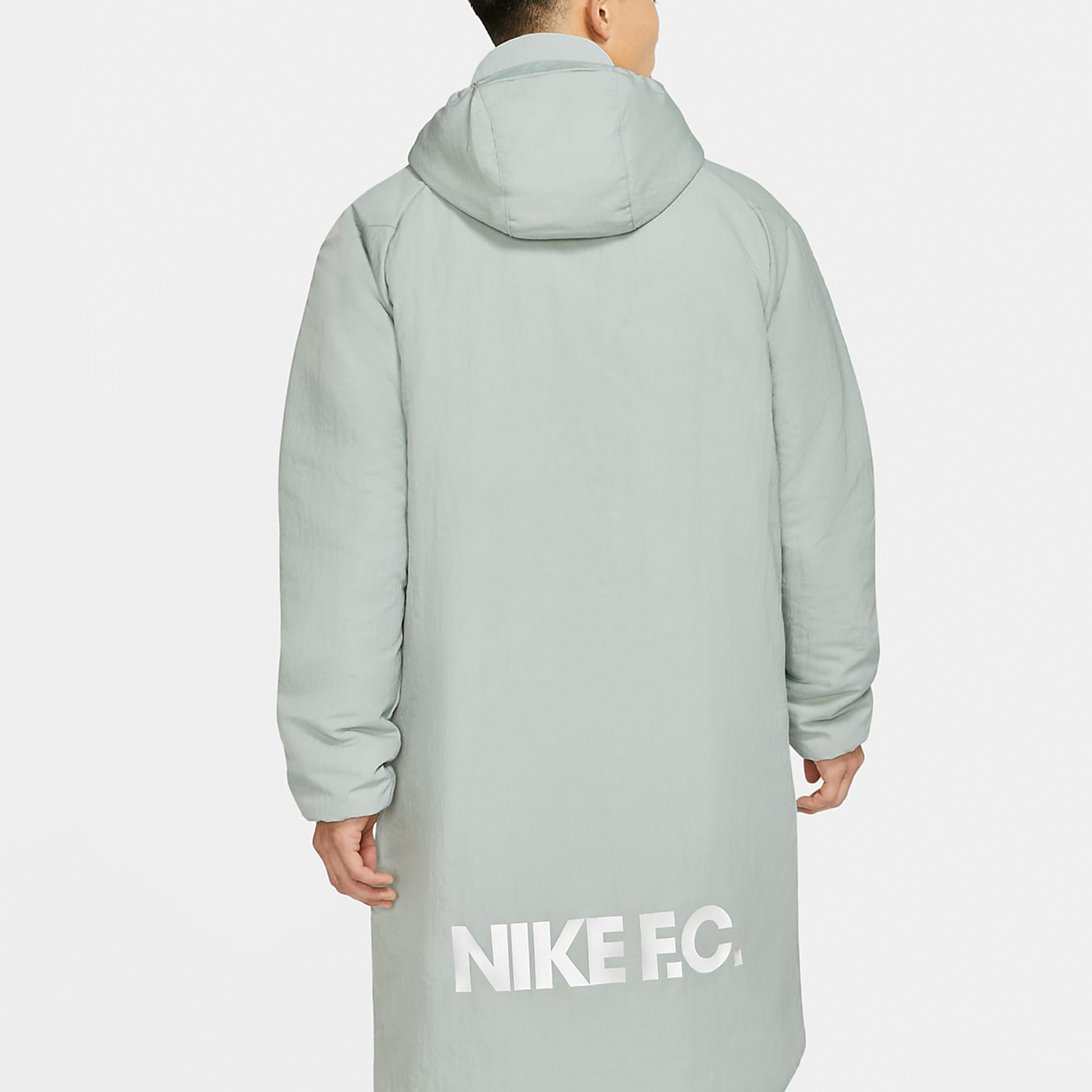 Мужская куртка Nike F.C. Synthetic-Fill (серая) — фото 4