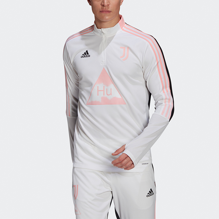 Мужское худи adidas x Pharrell Williams Juve Hu Tr Top (черно-белое) — фото 3