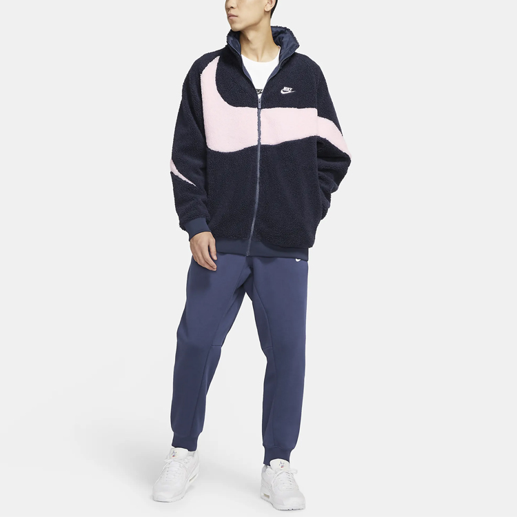 Мужская куртка Nike Swoosh Jacket (синяя) — фото 3