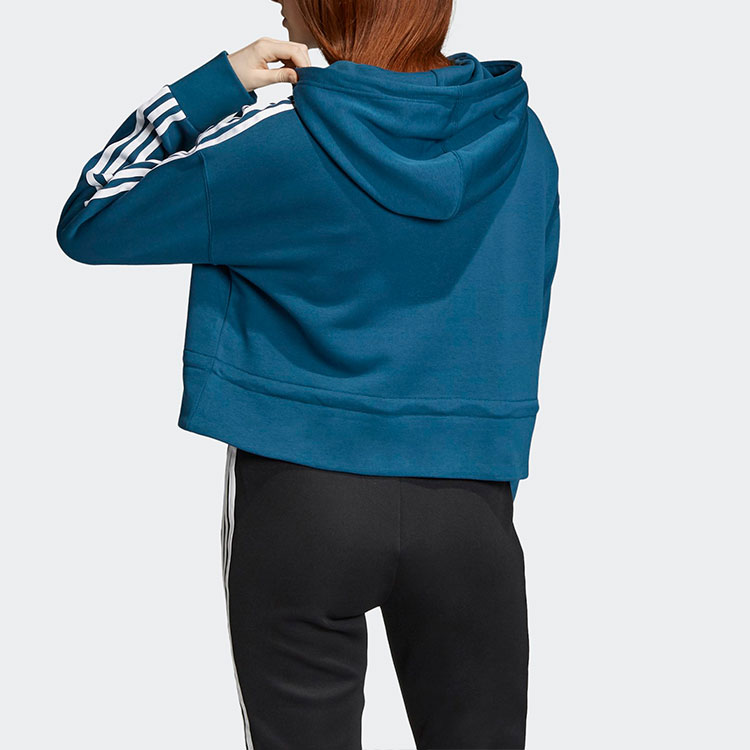Женское худи adidas originals BELLISTA (серо-зеленое) — фото 4